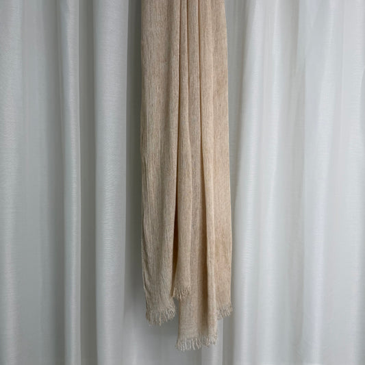 Oak textured crinkle hijab