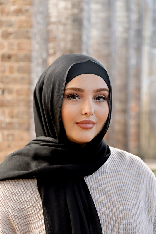 Jet Black hijab